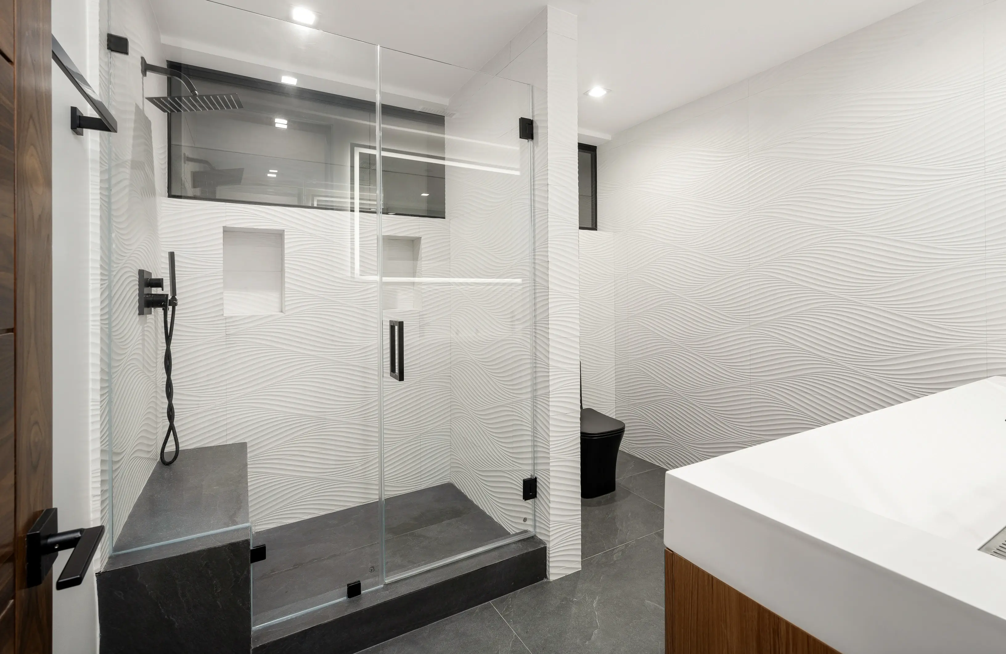 best custom glass shower door installation